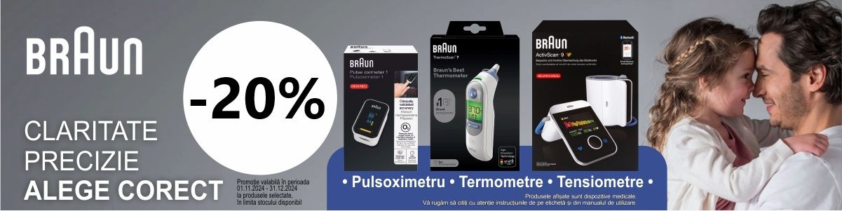 Promotie cu reducere 20% la Braun