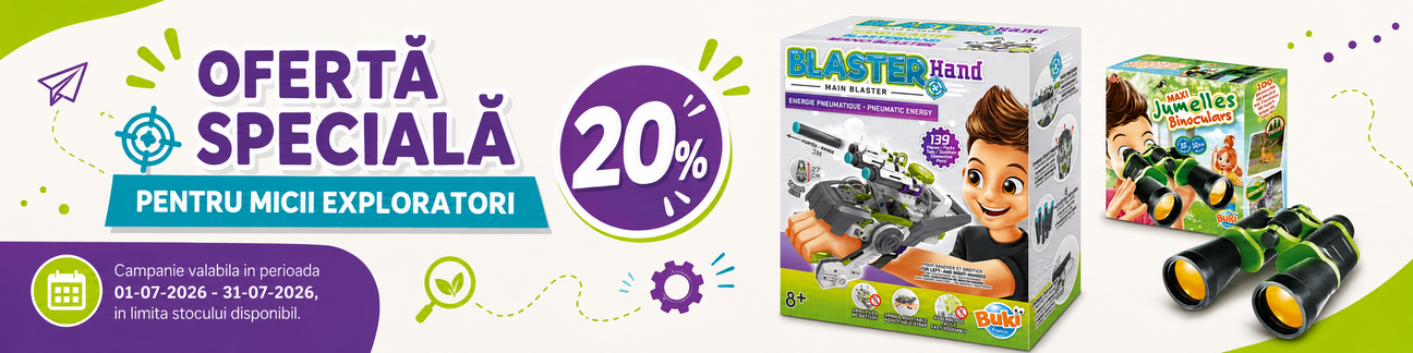 Promotie cu reducere 20% la  Buki