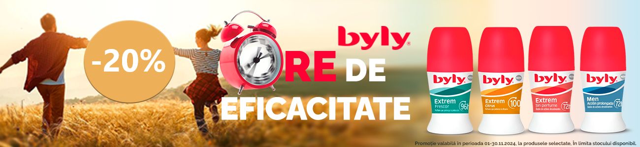 Promotie cu reducere 20% la Byly