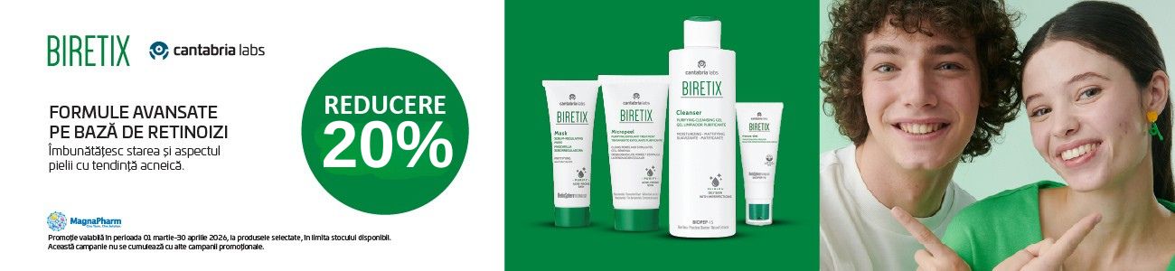 Promotie cu reducere 20% la Cantabria Labs