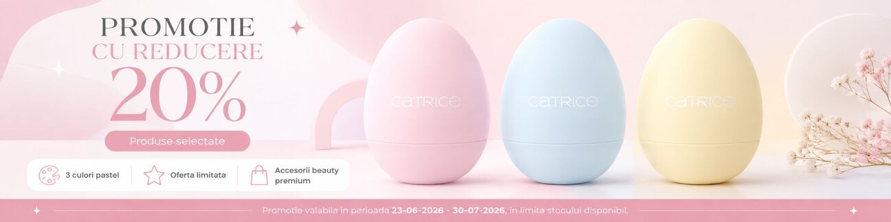 Promotie cu reducere 20% la Catrice