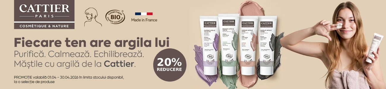 Promotie cu reducere 20% la Cattier