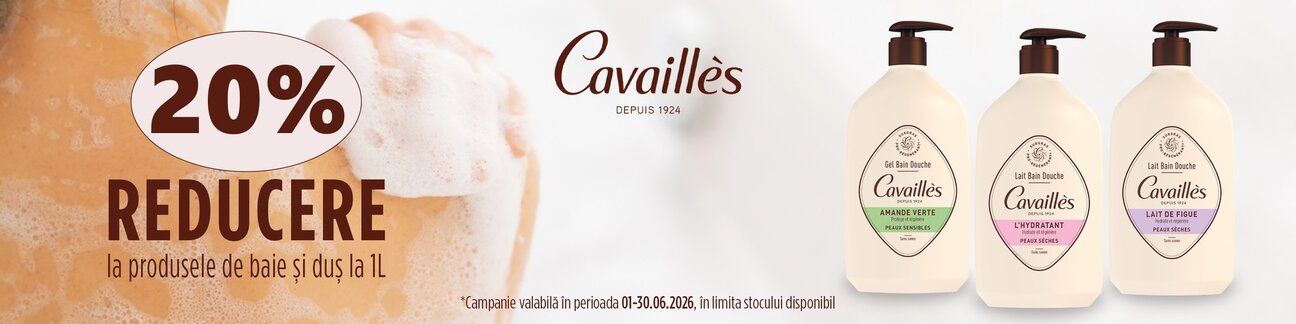 Promotie cu reducere 20% la Cavailles