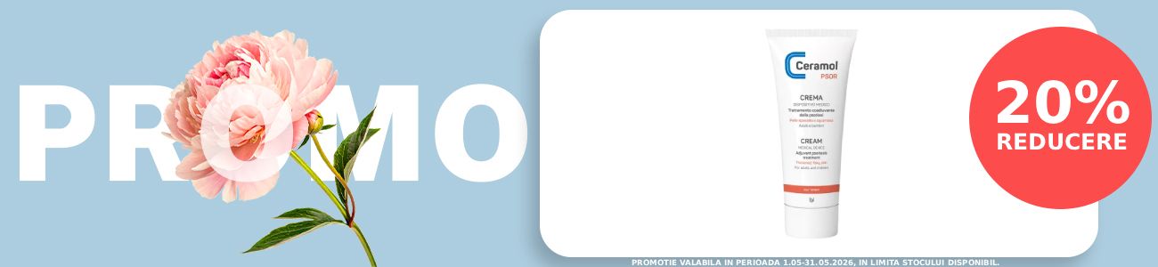 Promotie cu reducere 20% la Ceramol