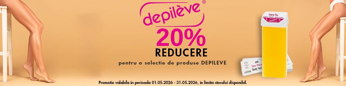 Promotie cu reducere 20% la Depileve