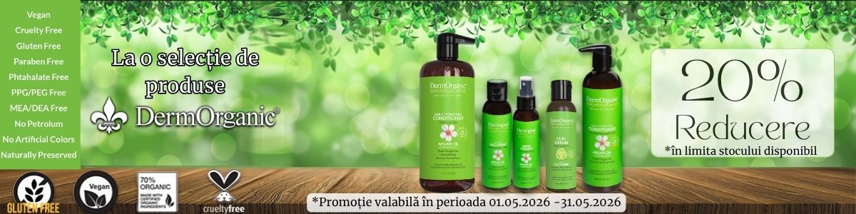 Promotie cu reducere 20% la DermOrganic