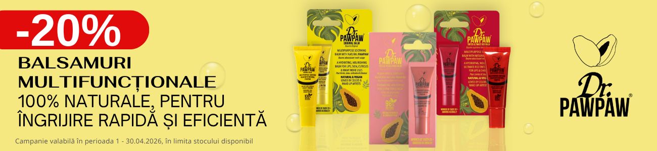 Promotie cu reducere 20% la Dr.PawPaw
