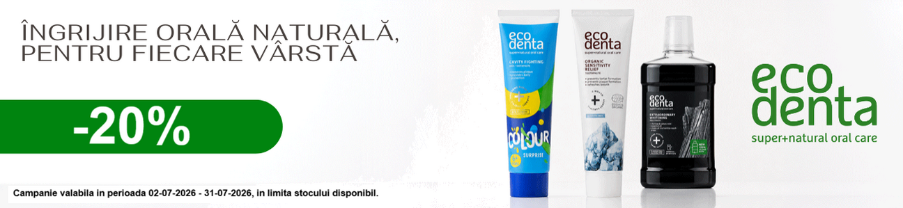 Promotie cu reducere 20% la Ecodenta
