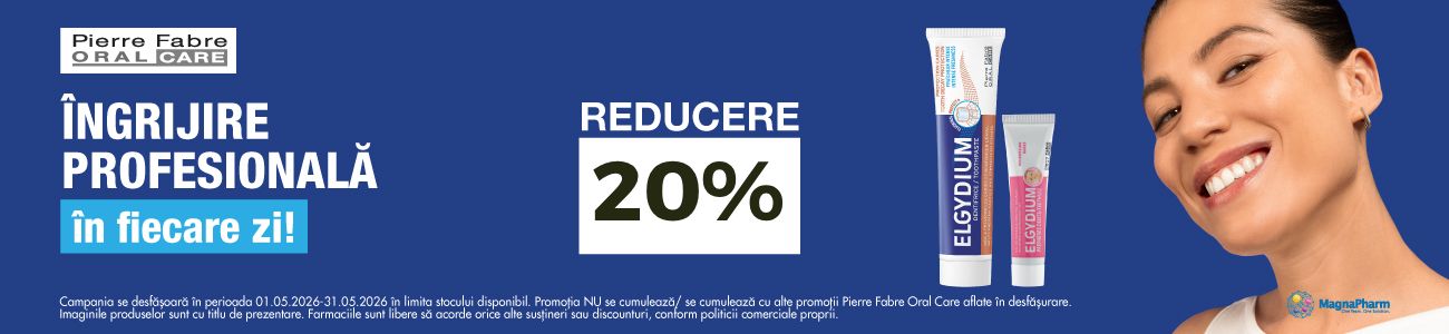 Promotie cu reducere 20% la Elgydium