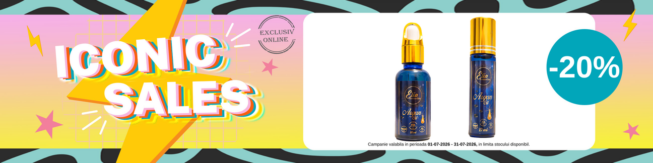 Promotie cu reducere 20% la Elia Cosmetics - Iconic Sales