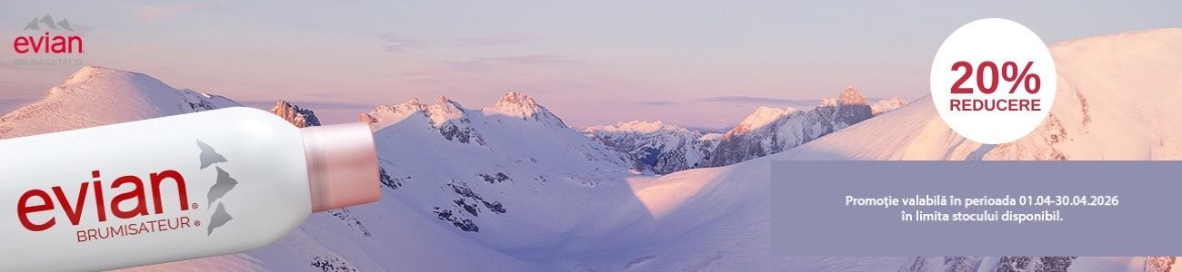 Promotie cu reducere 20% la Evian