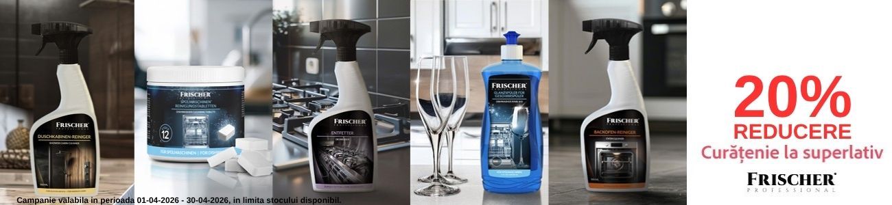 Promotie cu reducere 20%la Frischer