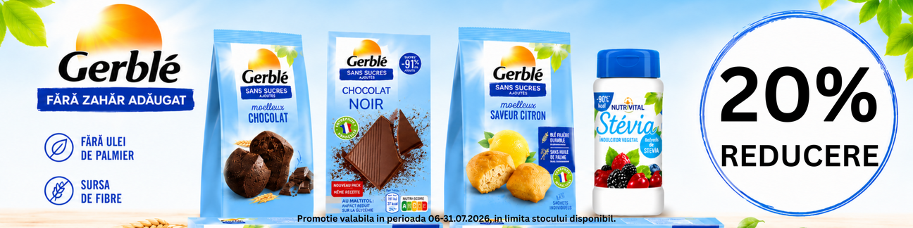 Promotie cu reducere 20% la Gerble