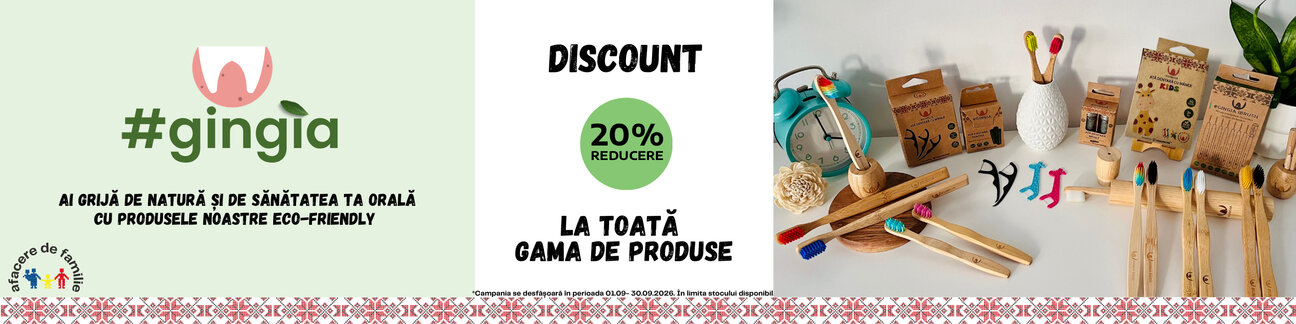 Promotie cu reducere 20% la Gingia