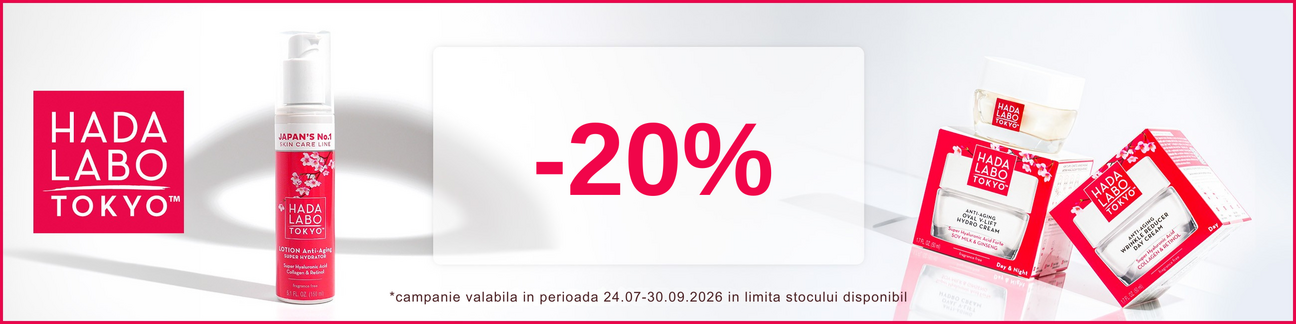 Promotie cu reducere 20% la Hada Labo