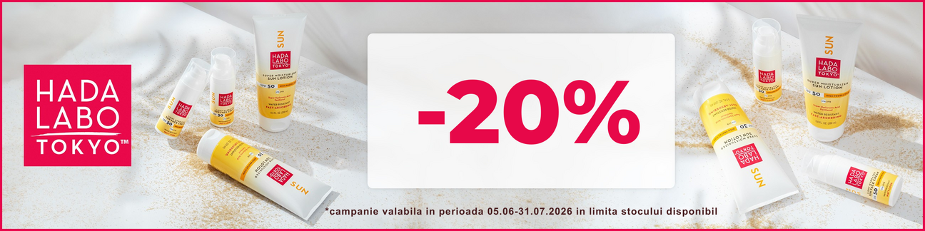 Promotie cu reducere 20% la Hada Labo