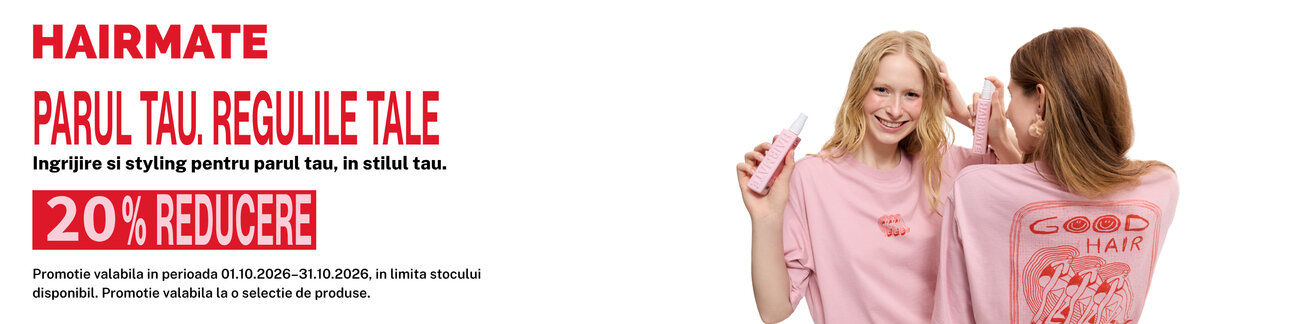 Promotie cu reducere 20% la Hairmate