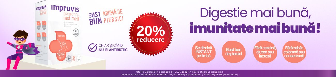 Promotie cu reducere 20% la Impruvis si D3vit