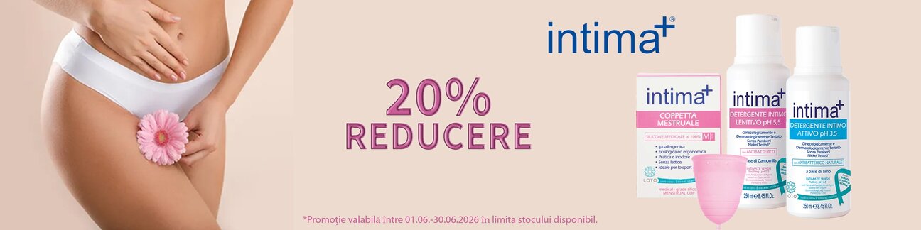 Promotie cu reducere 20% la Intima+