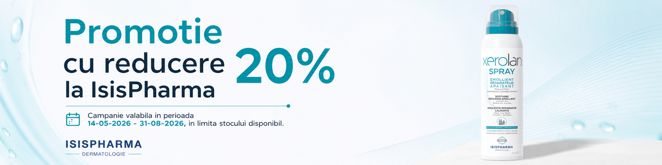 Promotie cu reducere 20% la IsisPharma