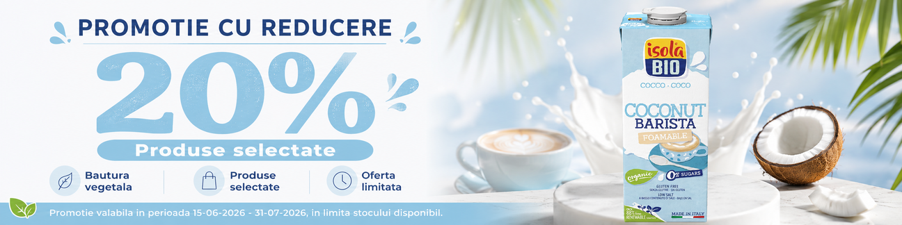 Promotie cu reducere 20% la Isola