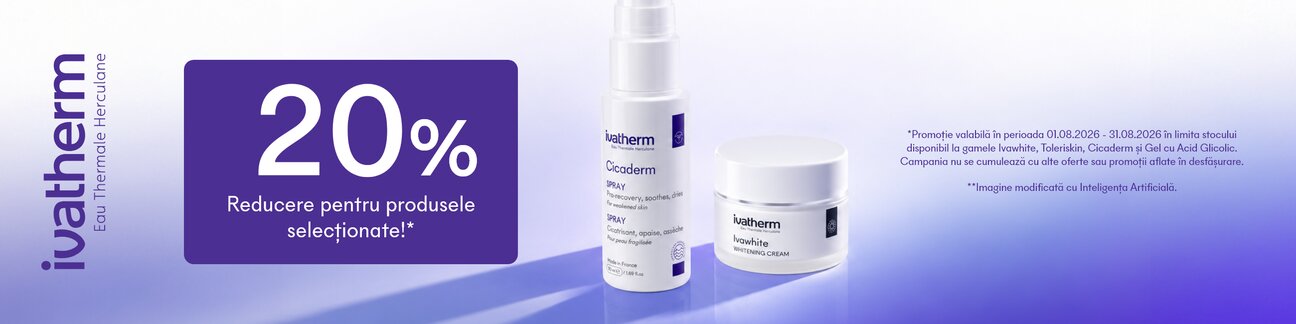 Promotie cu reducere 20% la Ivatherm