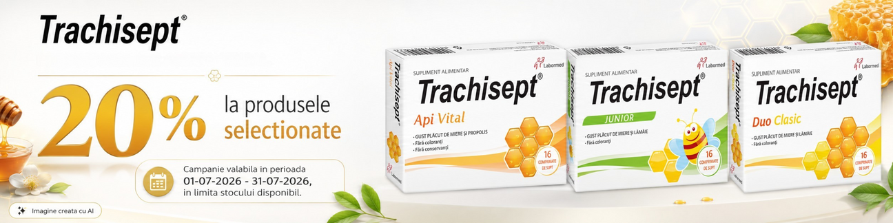 Promotie cu reducere 20% la Labormed - Trachisept