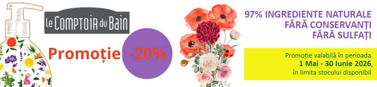 Promotie cu reducere 20% la Le Comptoir du Bain