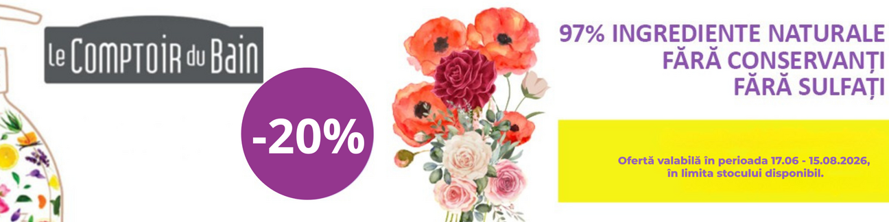 Promotie cu reducere 20% la Le Comptoir du Bain