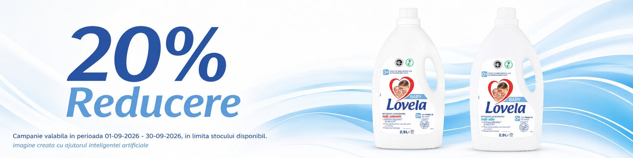 Promotie cu reducere 20% la Lovela