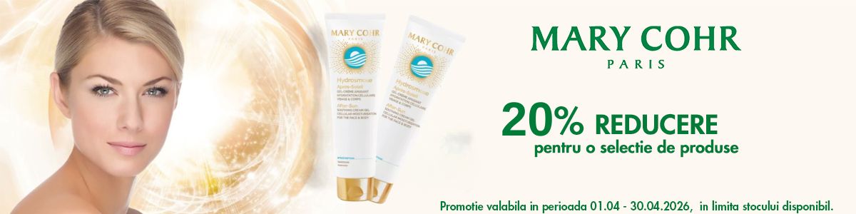 Promotie cu reducere 20% la Mary Cohr