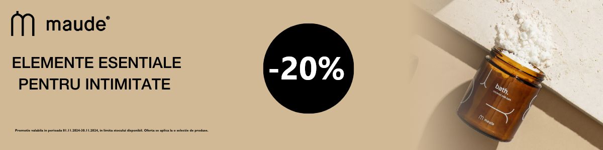 Promotie cu reducere 20% la Maude