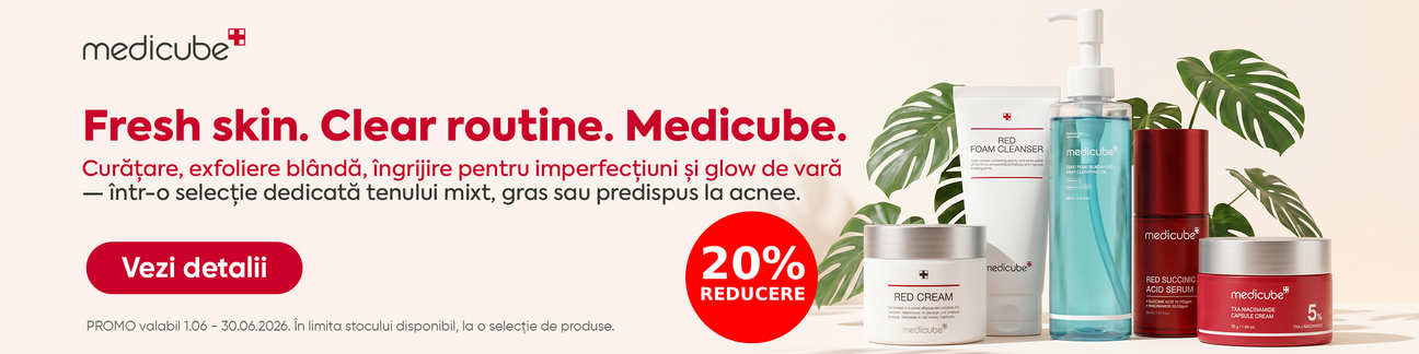 Promotie cu reducere 20% la Medicube