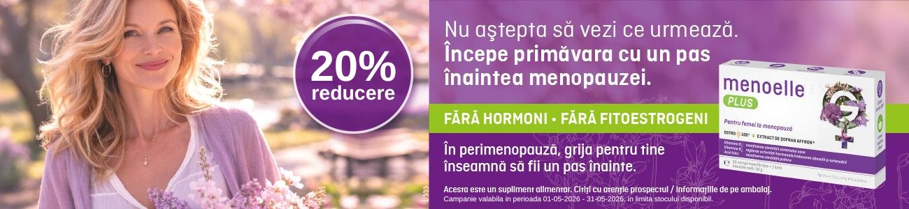 Promotie cu reducere 20% la Menoelle Plus