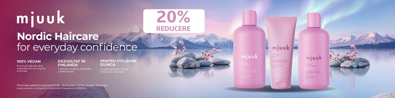 Promotie cu reducere 20% la Mjuuk