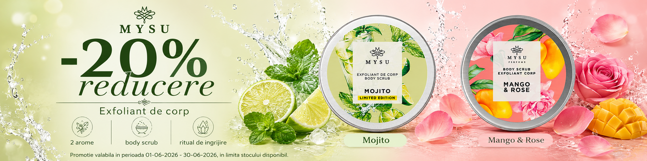 Promotie cu reducere 20% la Mysu