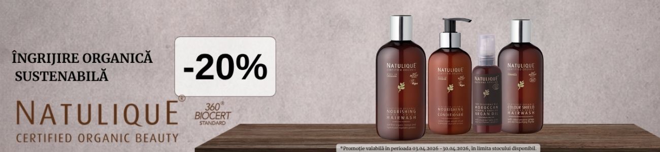 Promotie cu reducere 20% la Natulique