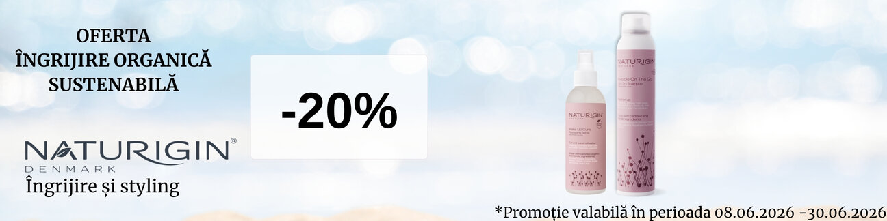Promotie cu reducere 20% la Naturigin