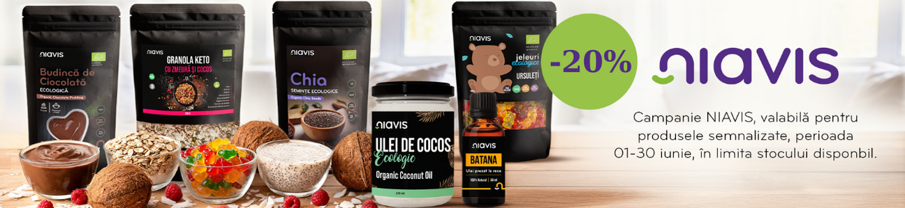 Promotie cu reducere 20% la Niavis