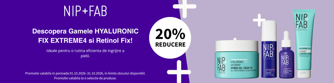 Promotie cu reducere 20% la Nip+Fab