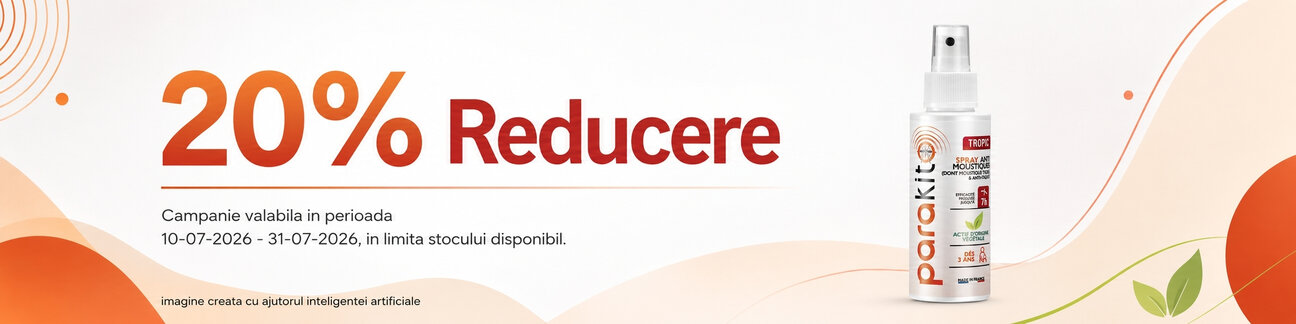 Promotie cu reducere 20% la Parakito