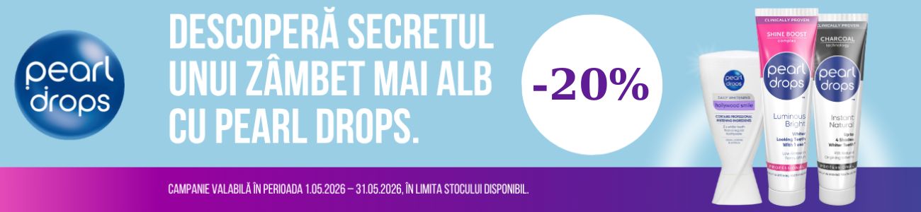 Promotie cu reducere 20% la Pearl Drops