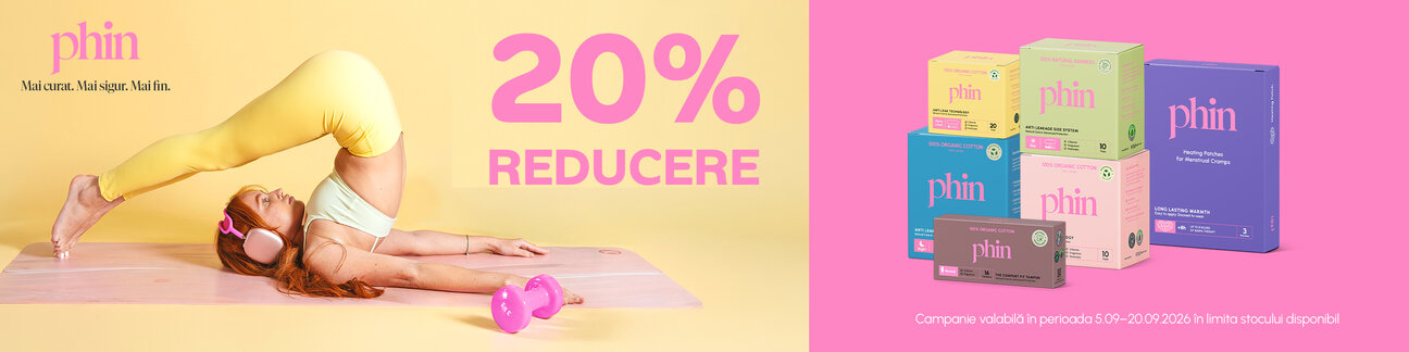 Promotie cu reducere 20% la Phin