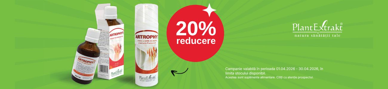 Promotie cu reducere 20% la Plant Extrakt