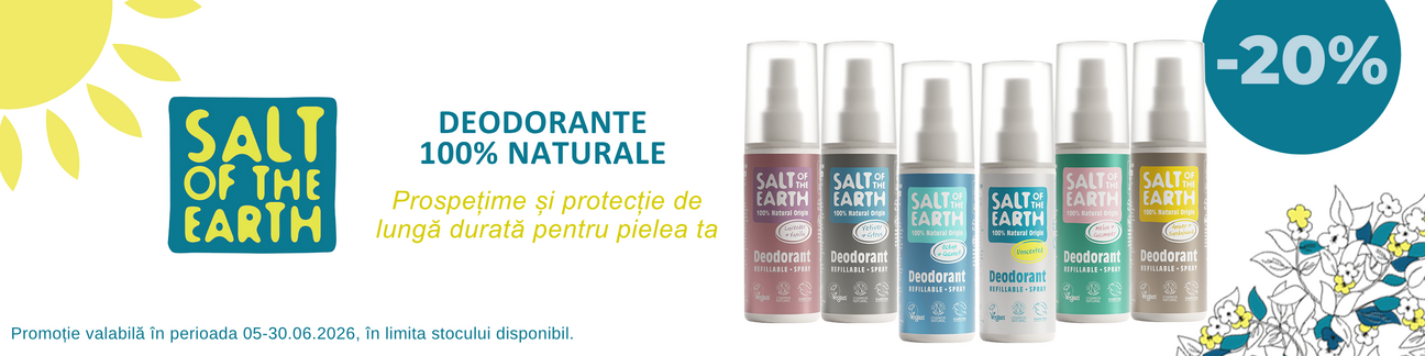 Promotie cu reducere 20% la Salt Of The Earth