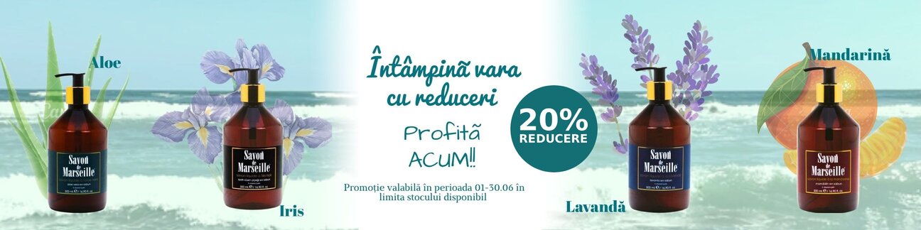 Promotie cu reducere 20% la Savon
