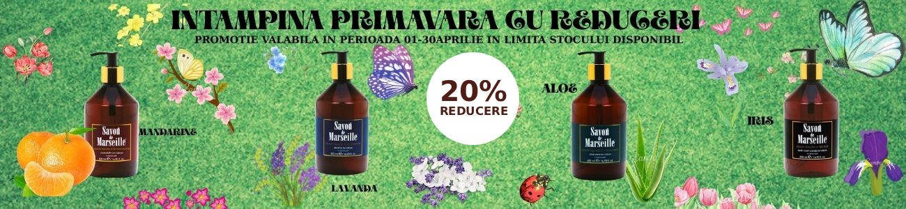 Promotie cu reducere 20% la Savon de Marseille