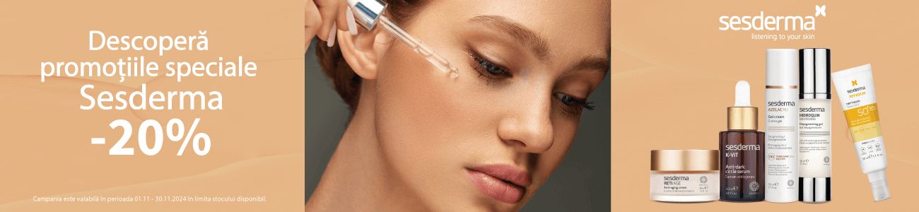 Promotie cu reducere 20% la Sesderma