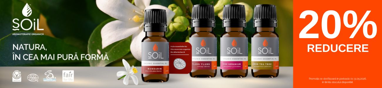 Promotie cu reducere 20% la Soil
