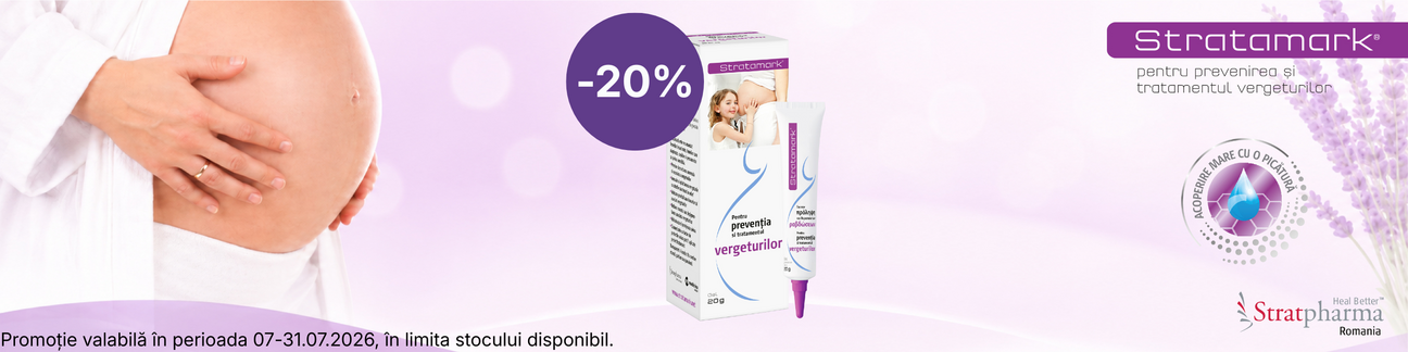 Promotie cu reducere 20% la Stratpharma